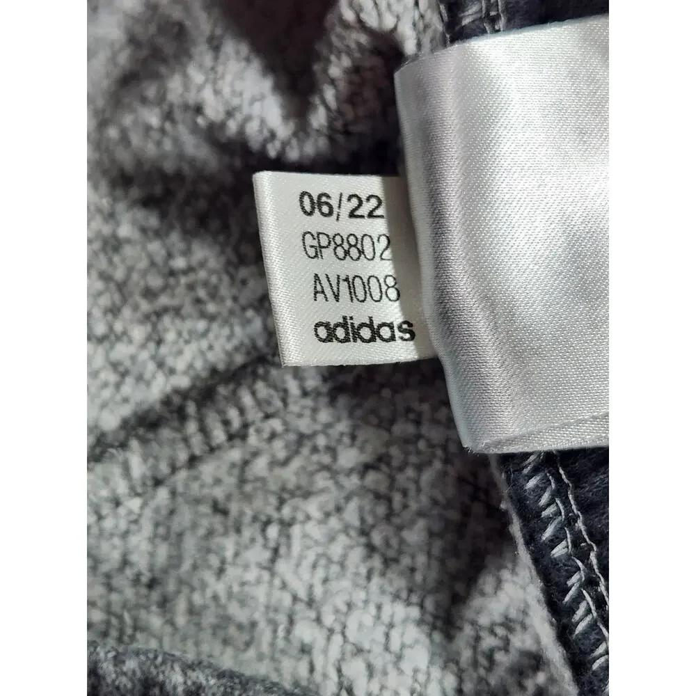 Adidas Men's Gray 3-Stripes Jogger Sweatpants Size S